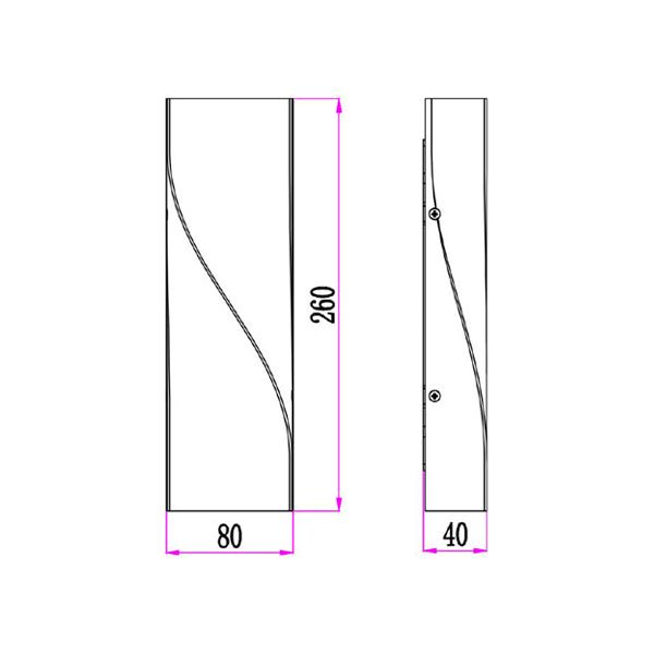 CLA GIROTRI Exterior LED Tri-CCT Surface Mounted Up/Down Twist Wall Lights IP65