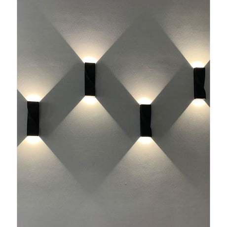 CLA GIROTRI Exterior LED Tri-CCT Surface Mounted Up/Down Twist Wall Lights IP65