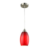 CLA Glaze Ellipse Hand Blown Glass pendant lights