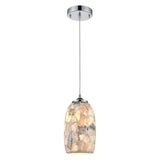 CLA Glaze Stone Mosaic Hand Blown Glass Pendant Lights