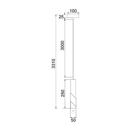 CLA GOLDA Interior Tube Pendant Lights