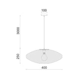 CLA GOLPE Oval Stainless Steel Pendant Lights