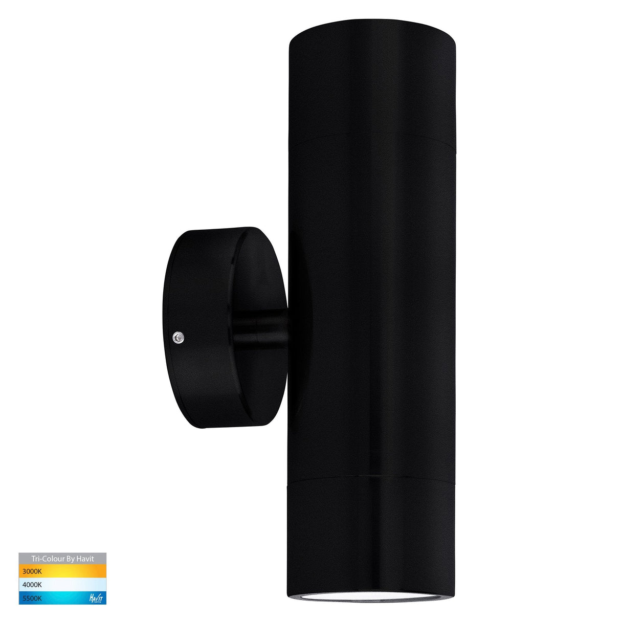Havit HV1028T Maxi Tivah Aluminium Black TRI Colour Up & Down Wall Pillar Lights