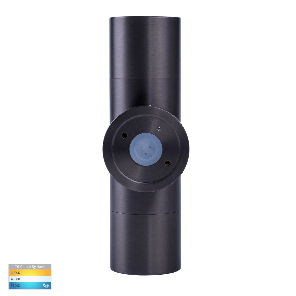 Havit HV1075T HV1077T Tivah Solid Brass Graphite Coloured TRI Colour Up & Down Wall Pillar Lights