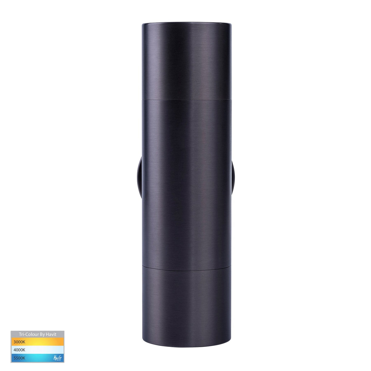 Havit HV1075T HV1077T Tivah Solid Brass Graphite Coloured TRI Colour Up & Down Wall Pillar Lights