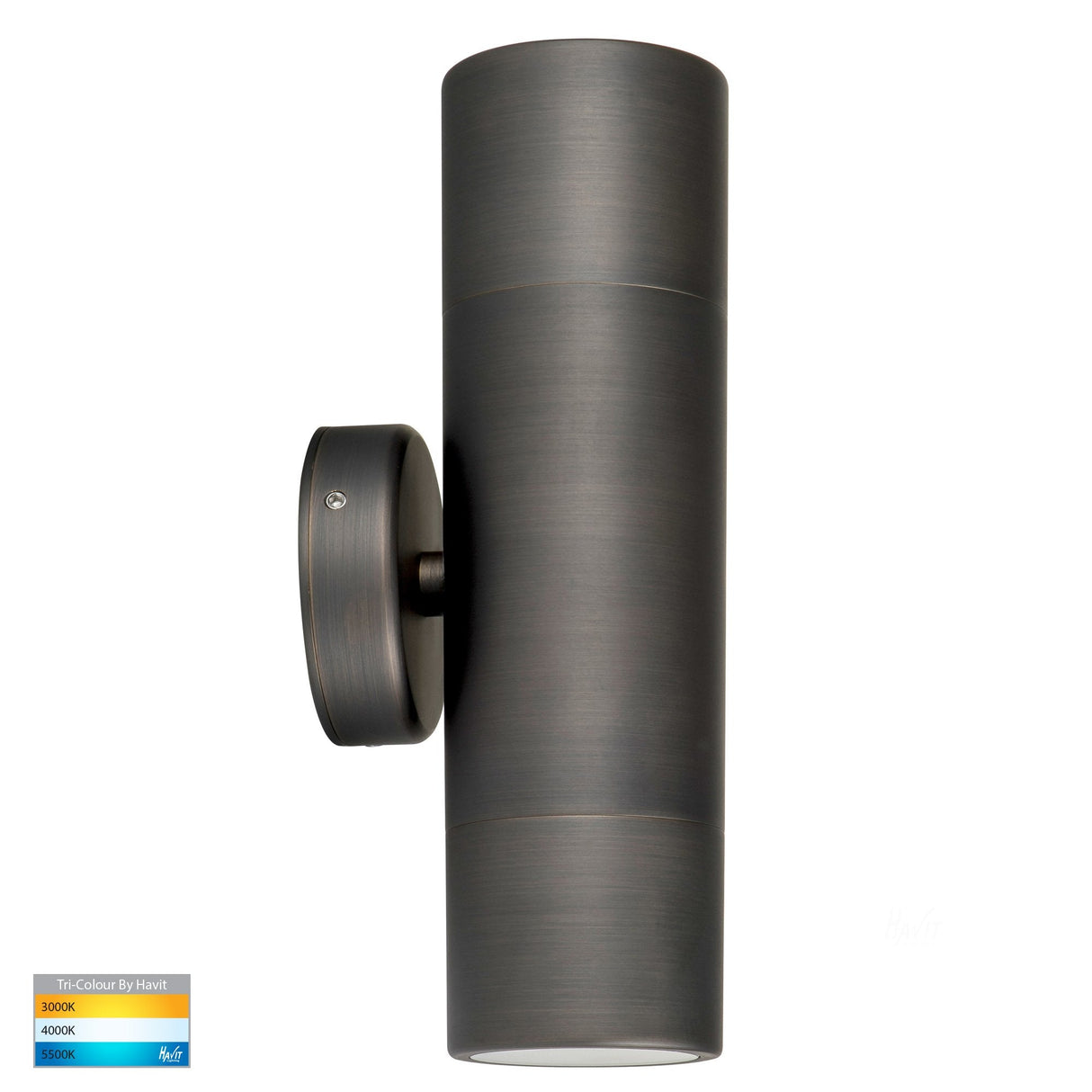 Havit HV1095T HV1097T Tivah Antique Brass TRI Colour Up & Down Wall Pillar Lights