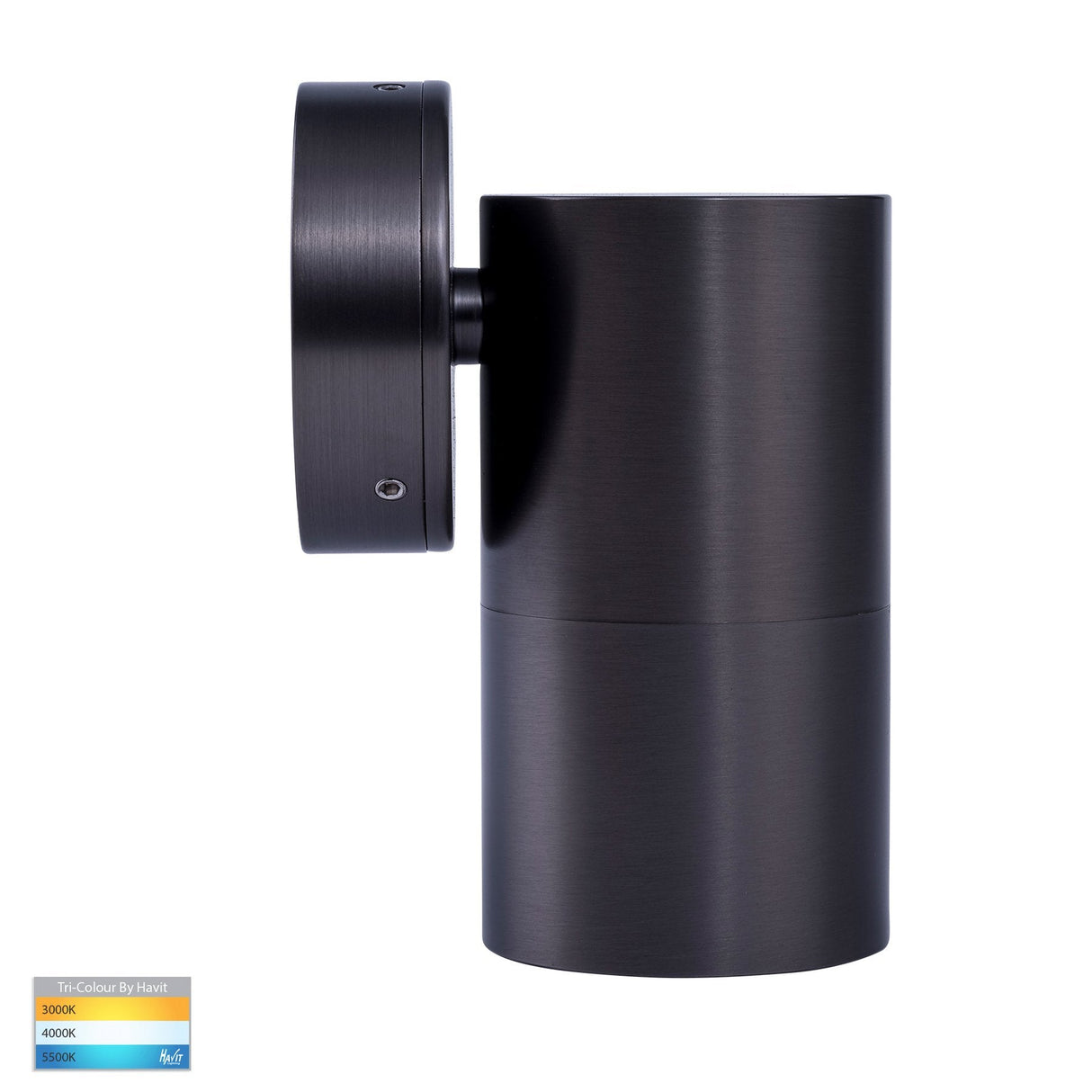 Havit HV1175T HV1177T Tivah Solid Brass Graphite Coloured TRI Colour Fixed Down Wall Pillar Lights