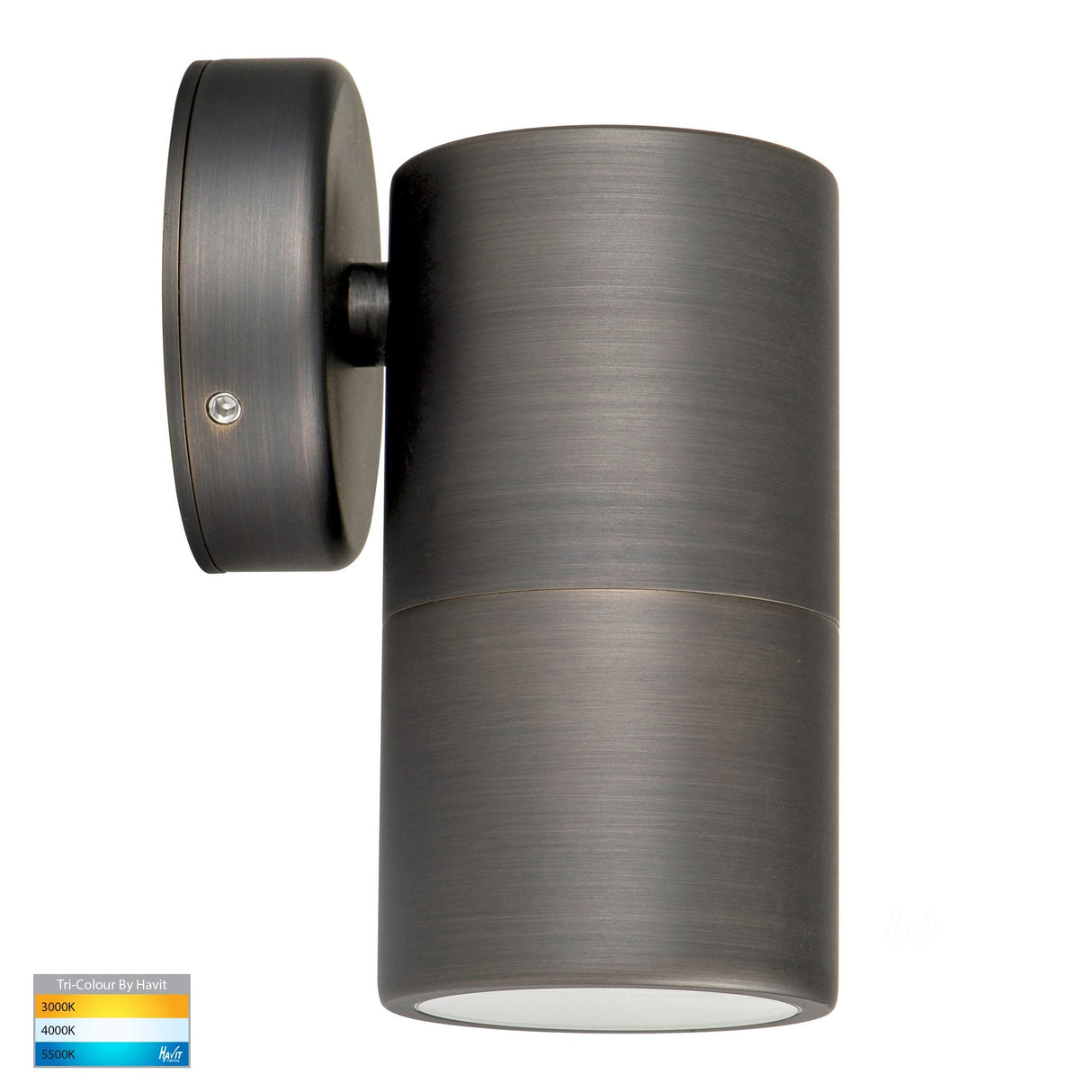 Havit HV1195T HV1197T Tivah Antique Brass TRI Colour Fixed Down Wall Pillar Lights