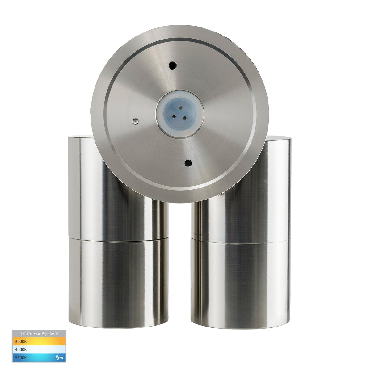 Havit HV1305T-PIR HV1306T-PIR Tivah 316 Stainless Steel TRI Colour Double Adjustable Spot Lights with Sensor