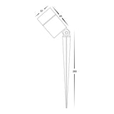 Havit HV1429T Oasis Black 7w Led Garden Spike Light