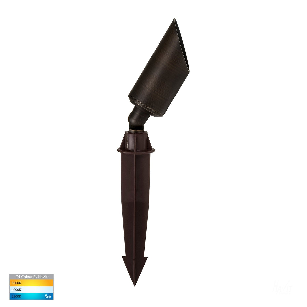 Havit HV1458T Shawl Antique Brass 5w LED Garden Spike Light