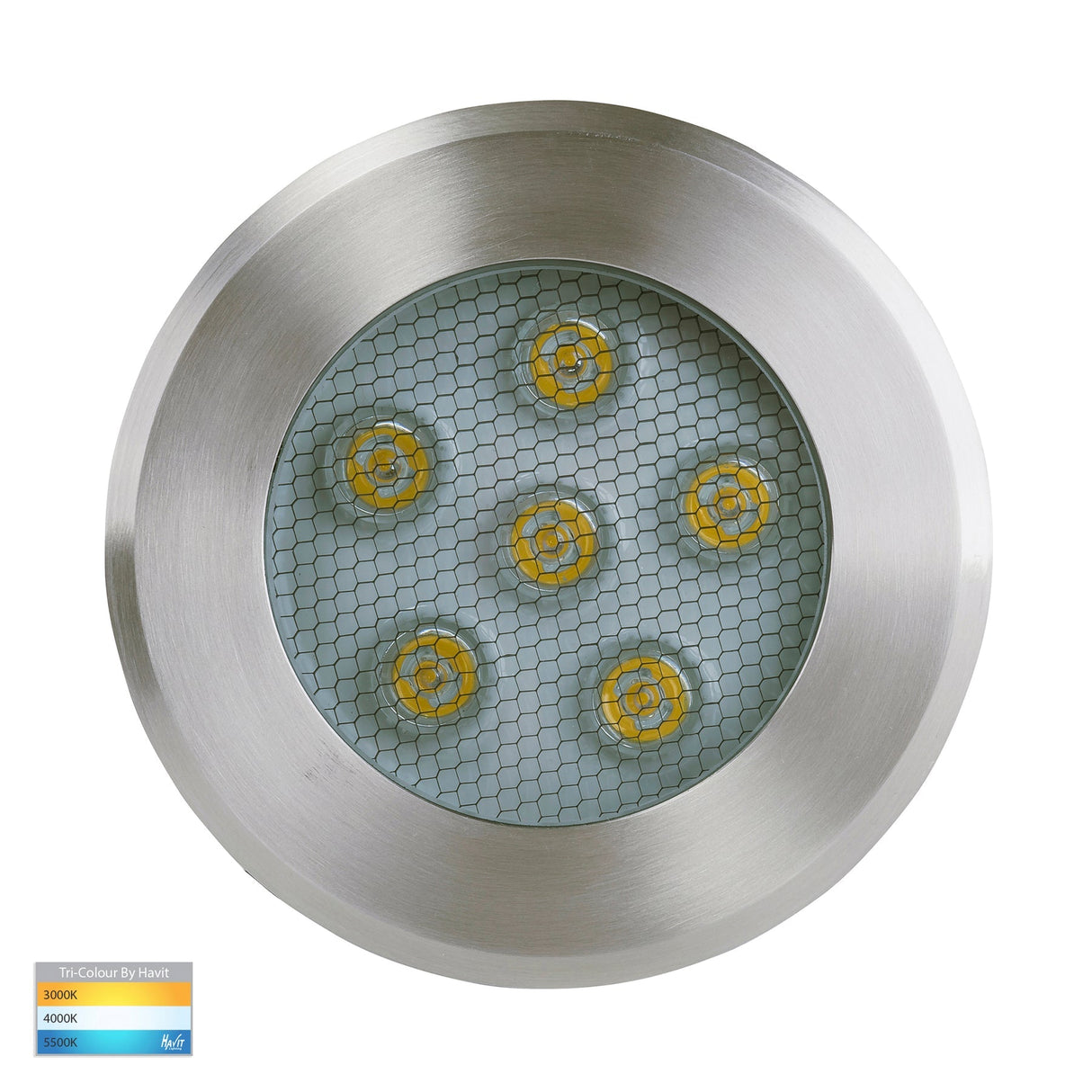 Havit HV1842T Spilt 316 Stainless Steel TRI Colour 5w LED Inground Light