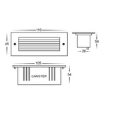 Havit HV3008T 12V BATA 3w LED Brick Light