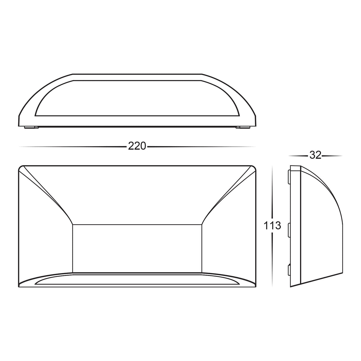 Havit HV3225T Seefore Polycarb Led Step Light