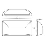 Havit HV3225T Seefore Polycarb Led Step Light