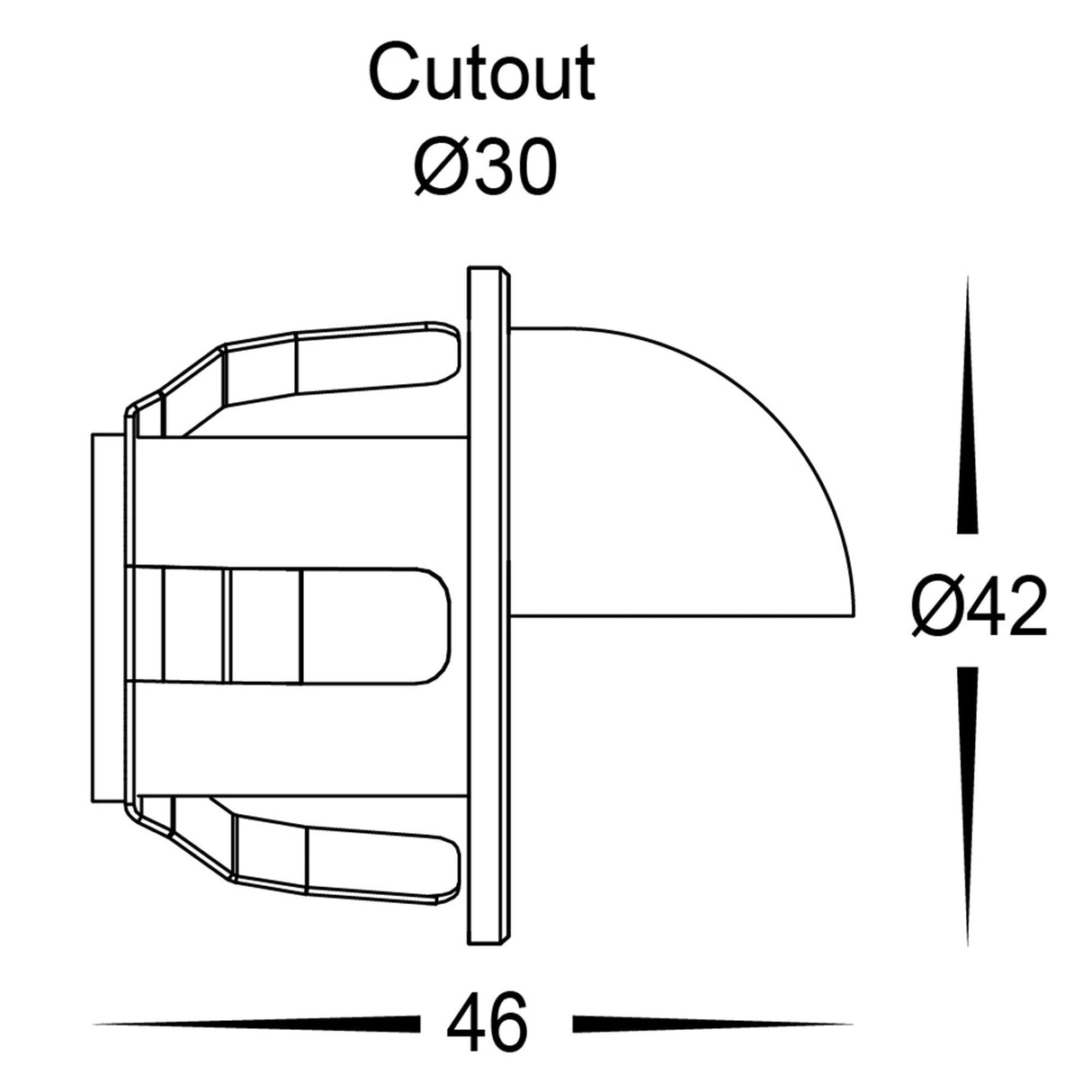 Havit HV3263W SAKO 316 Stainless Steel Recessed LED Step Light