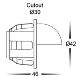 Havit HV3263W SAKO 316 Stainless Steel Recessed LED Step Light