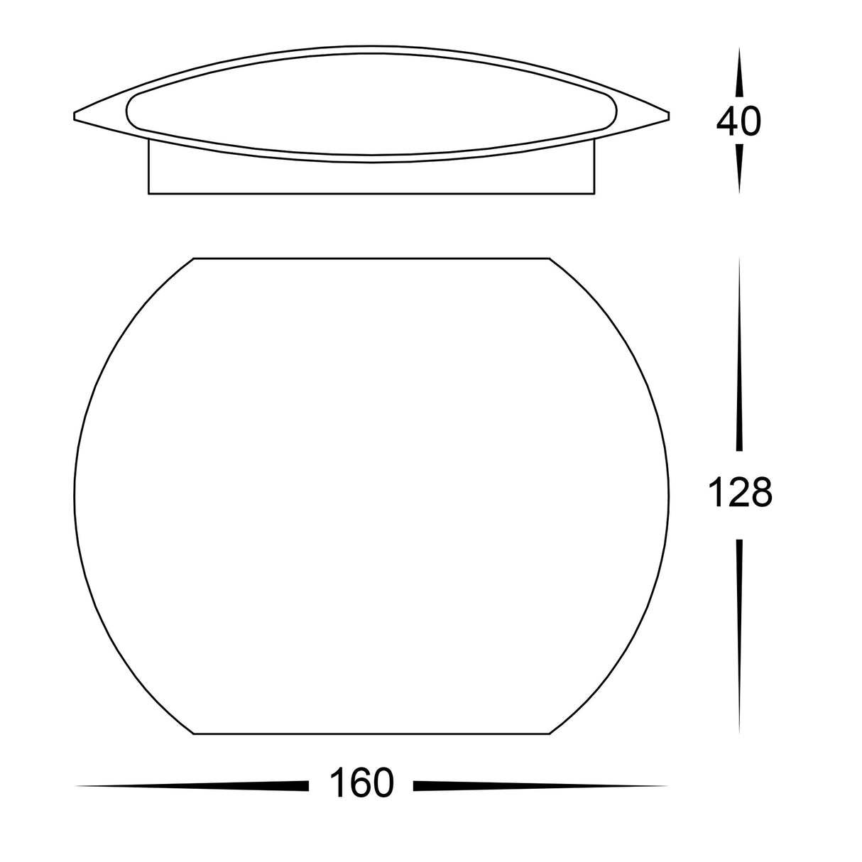 Havit HV35021T Cara Up & Down Wall Light