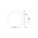 Havit HV3591RGBW Halo 7W RGBW LED Wall Light