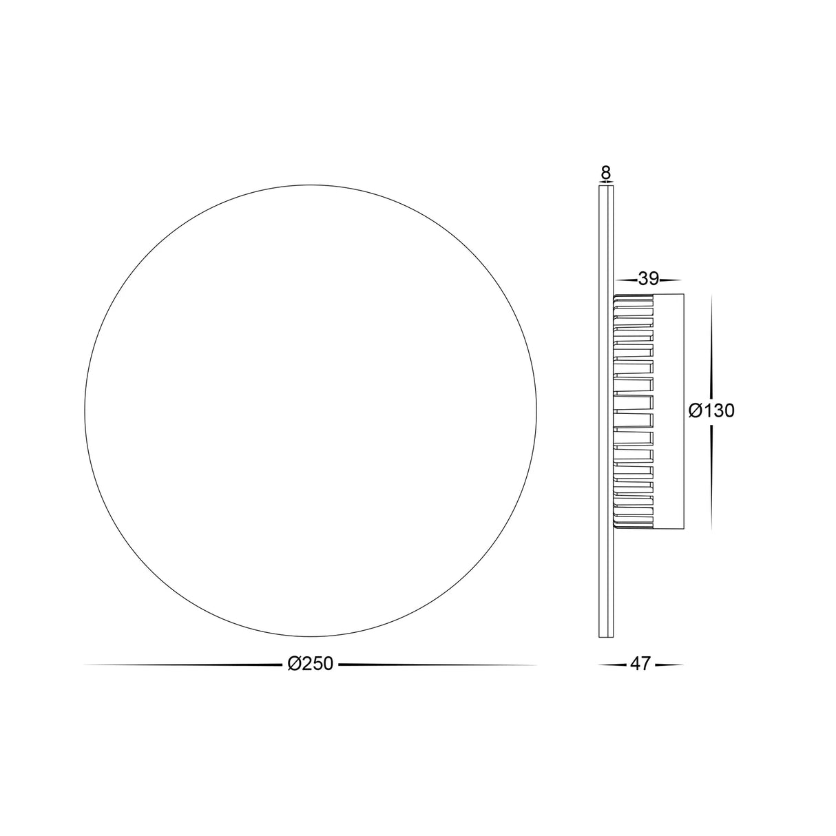 Havit HV3593RGBW Halo 18W RGBW LED Wall Light