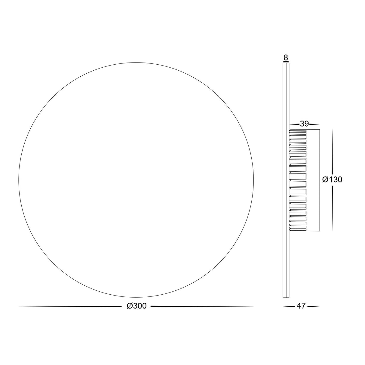 Havit HV3594T Halo TRI Colour LED Wall Light