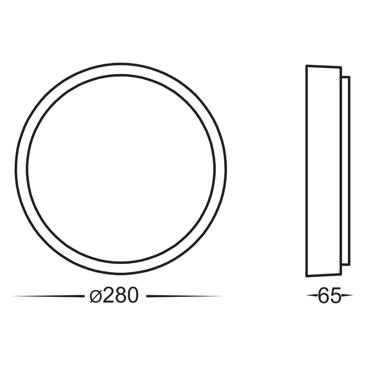 Havit HV36052T Liptor 20w Surface Mounted LED Oyster