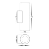 Havit HV3626T Aries Up and Down LED Wall Light