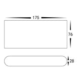 Havit HV3643RGBW Lisse Fixed Down RGBW LED Wall Light