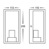 Havit HV3659W Bayside Wall Light