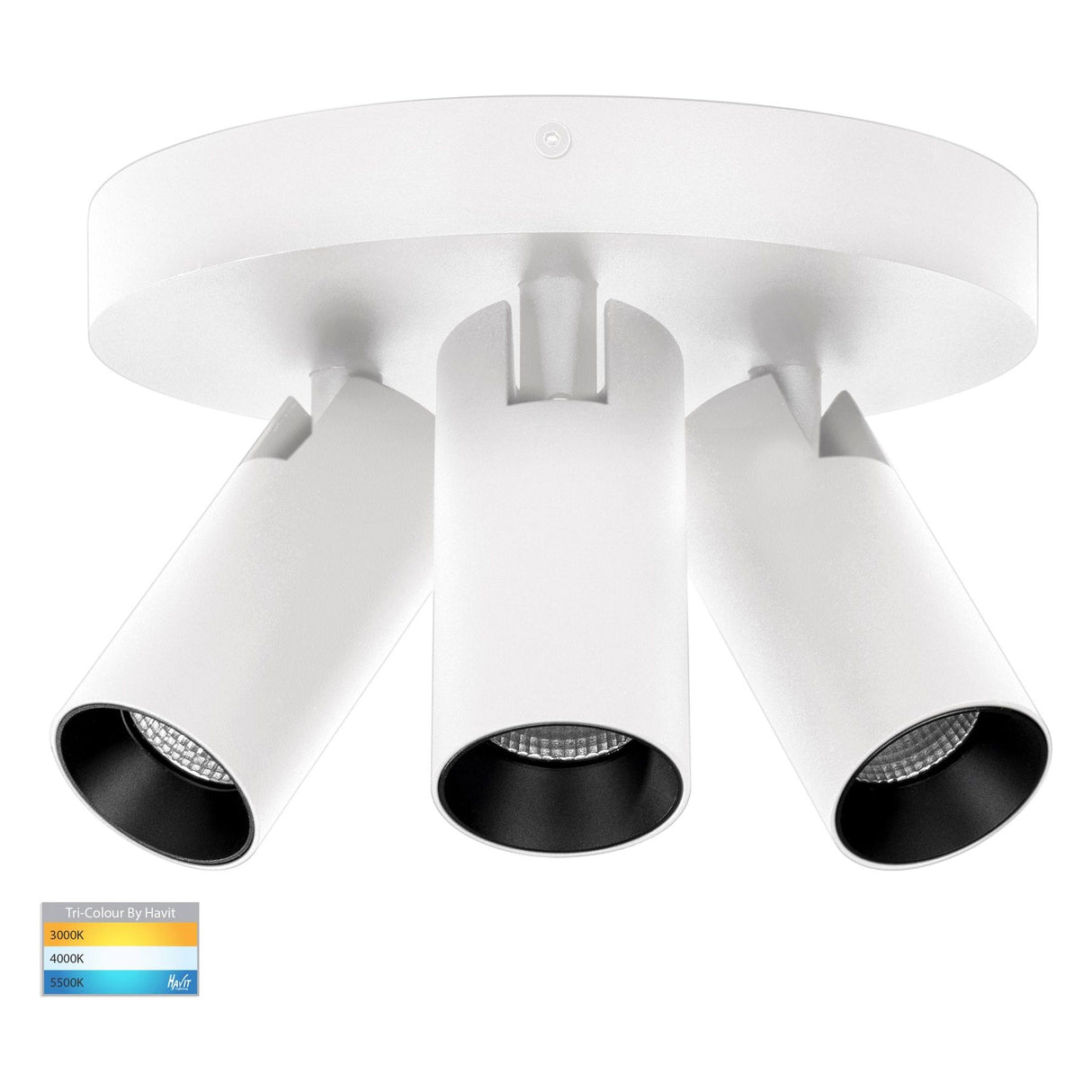 Havit HV4002T-3-RND Revo 3 Light TRI Colour LED Round Plate Light