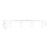 Havit HV4002T-4 Revo 4 Light TRI Colour LED Bar Light