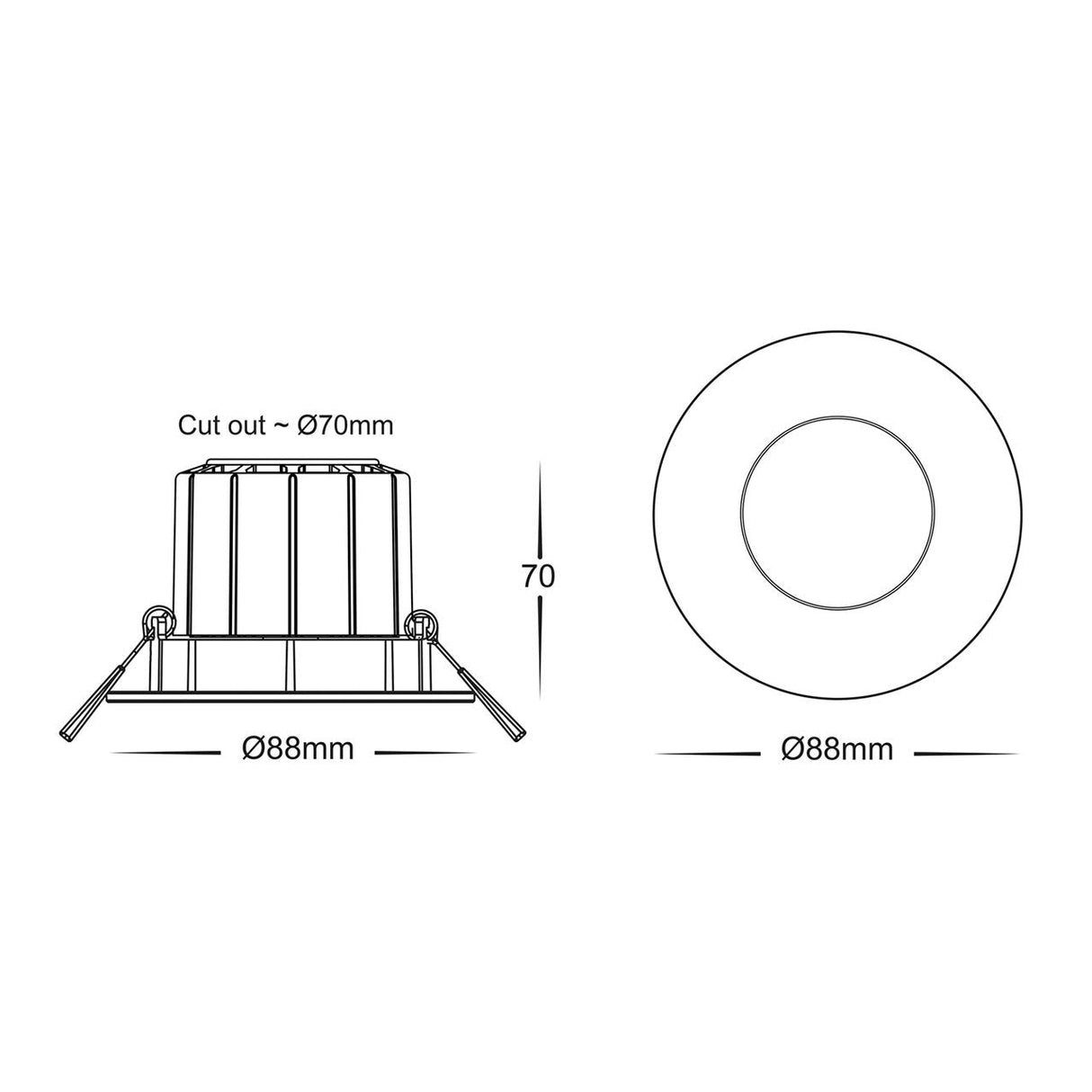 Havit HV5511T PRIME Fixed LED Downlight
