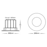 Havit HV5511RGBCW Prime Fixed RGBCW WIFI LED Downlight