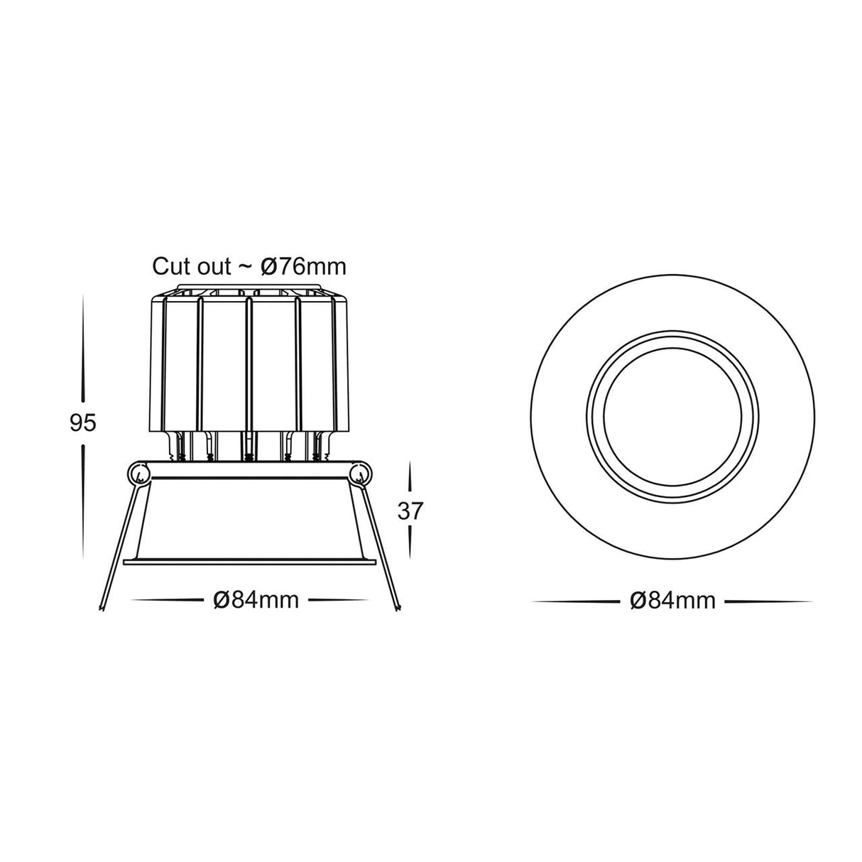 Havit HV5513T PRIME Fixed Deep LED Downlight