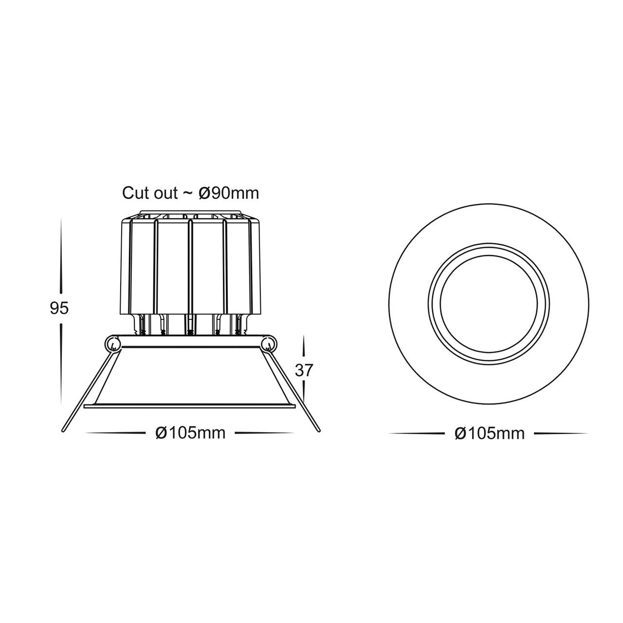 Havit HV5514T PRIME Fixed Deep LED Downlight
