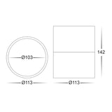 Havit HV5803T Nella 12w Surface Mounted Led Downlight