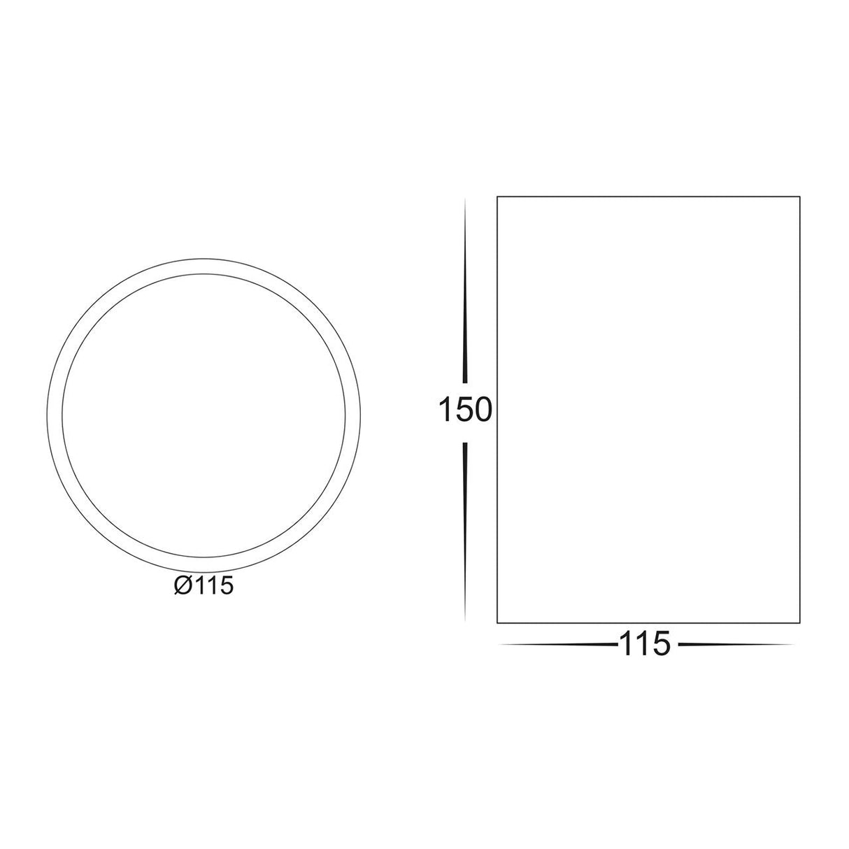 Havit HV5815T NELLA 18w LED Adjustable Surface Mounted Downlight