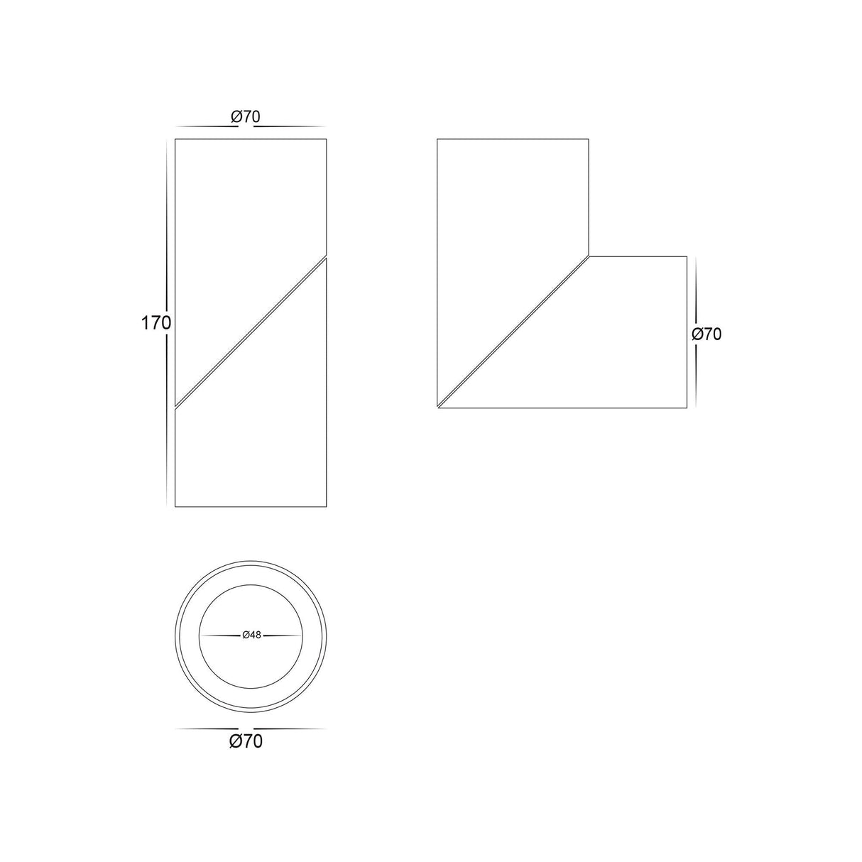 Havit HV5823T NELLA 12w Surface Mounted Rotatable LED Downlight