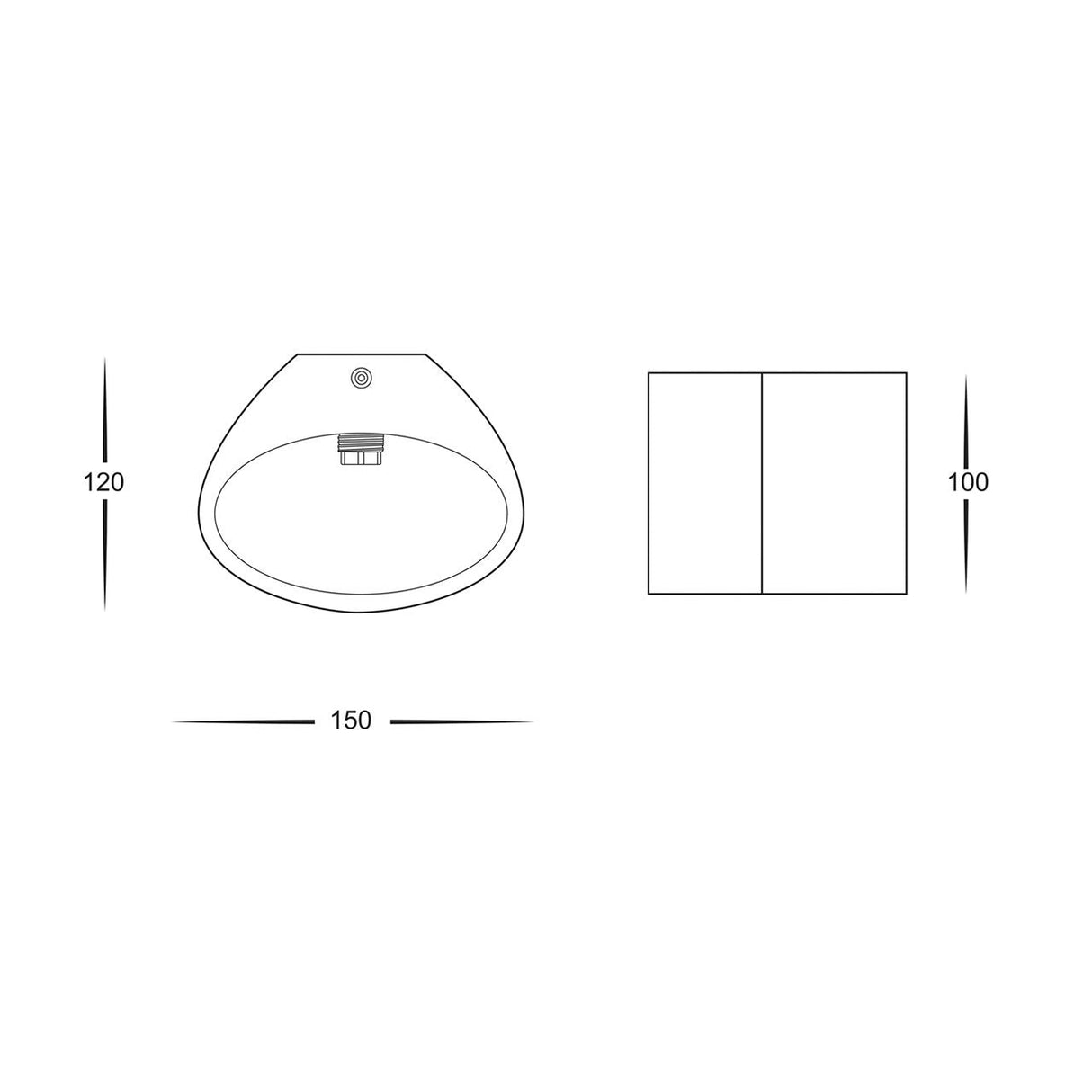 Havit HV8025 Arc Small LED Wall Plaster Light