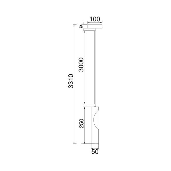 CLA IDA Interior Tube Pendant Lights