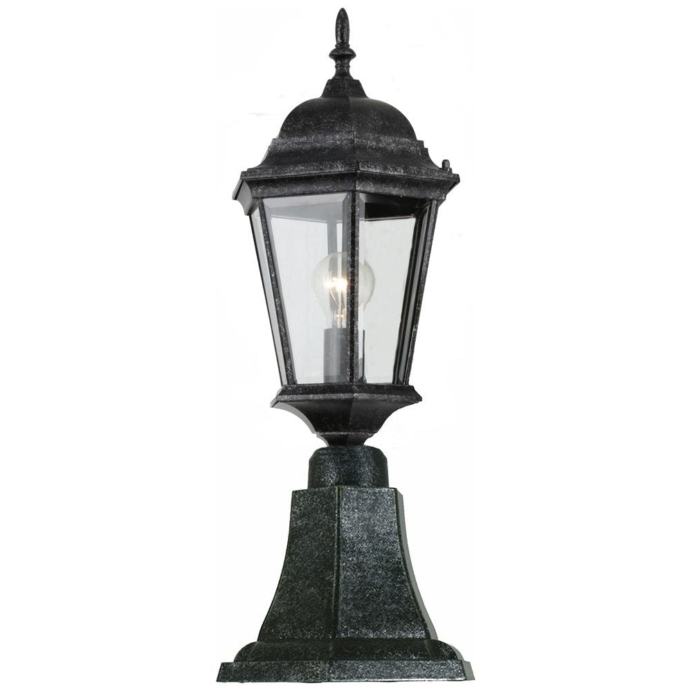 Lighting Inspiration Junction Small Pillar Mount Antique Black