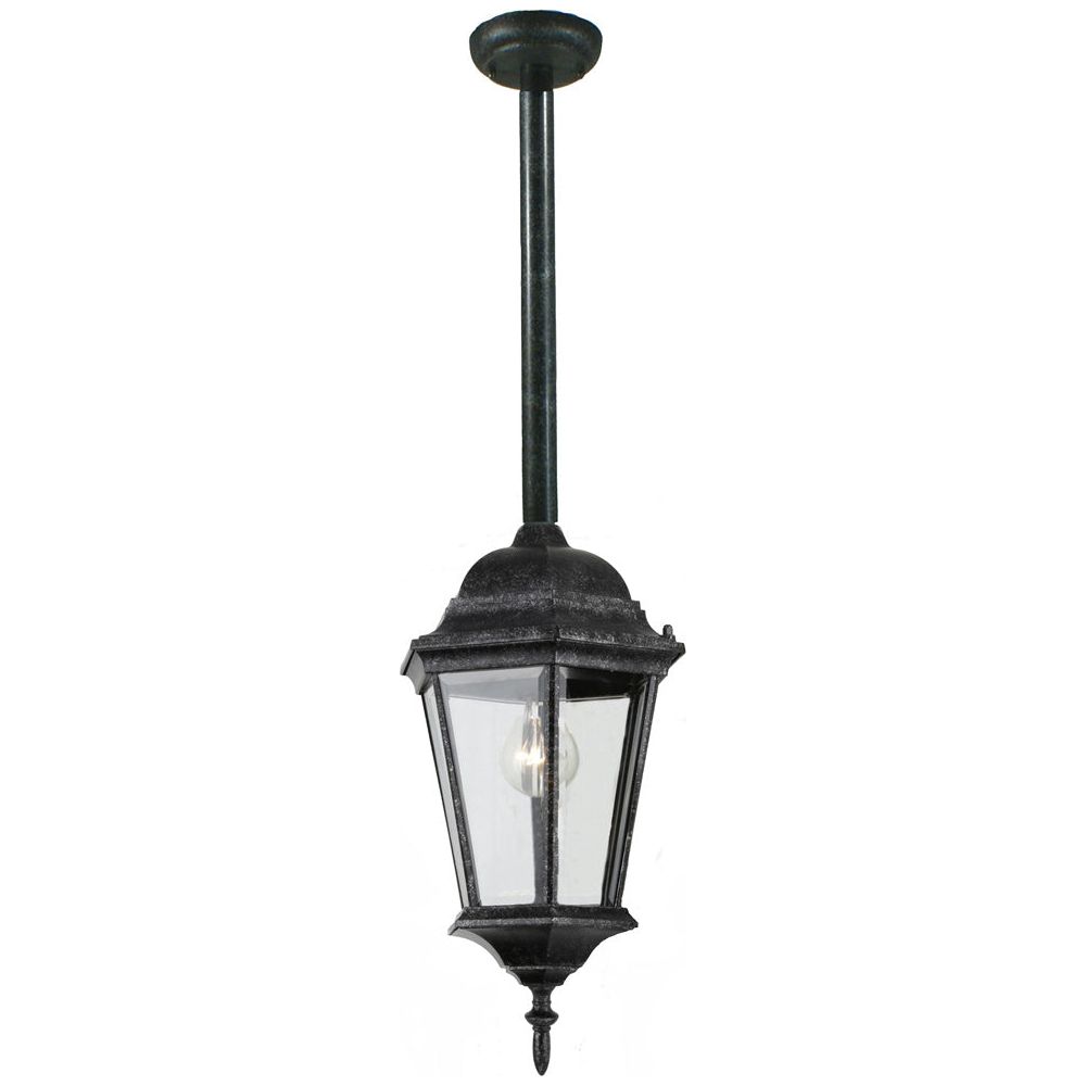 Lighting Inspiration Junction Medium Rod Pendant Antique Black