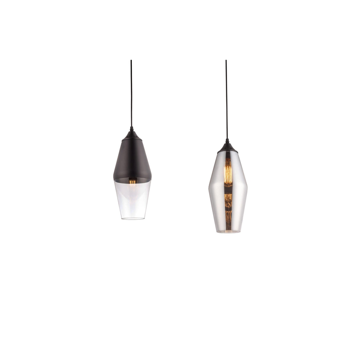 Lago Modern Vintage Glass Pendant by VM Lighting