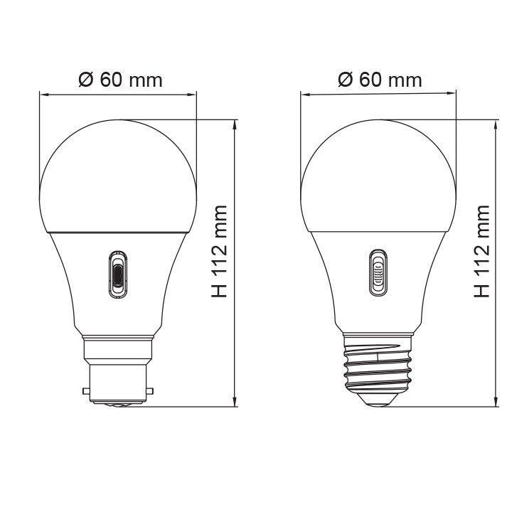 SAL OPAL LGS14TCD 12W Dimmable LED SMD GLS Style Opal Lamps