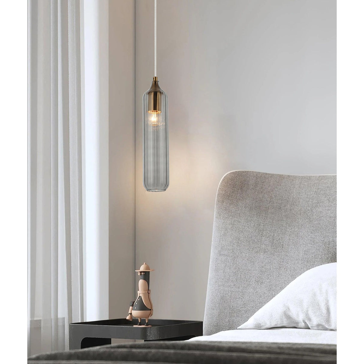 CLA MANGA Interior Glass Cylinder Pendant Lights