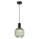 CLA MARACA Glass Jar With Quadrilateral Segment Pendant Lights