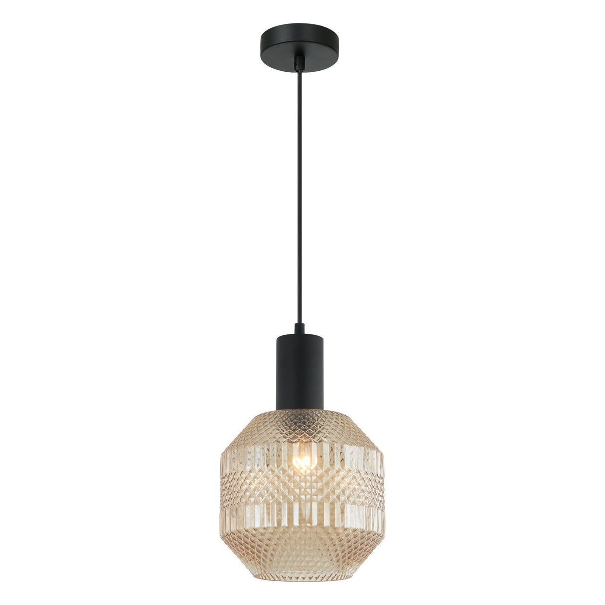 CLA MARACA Glass Jar With Quadrilateral Segment Pendant Lights