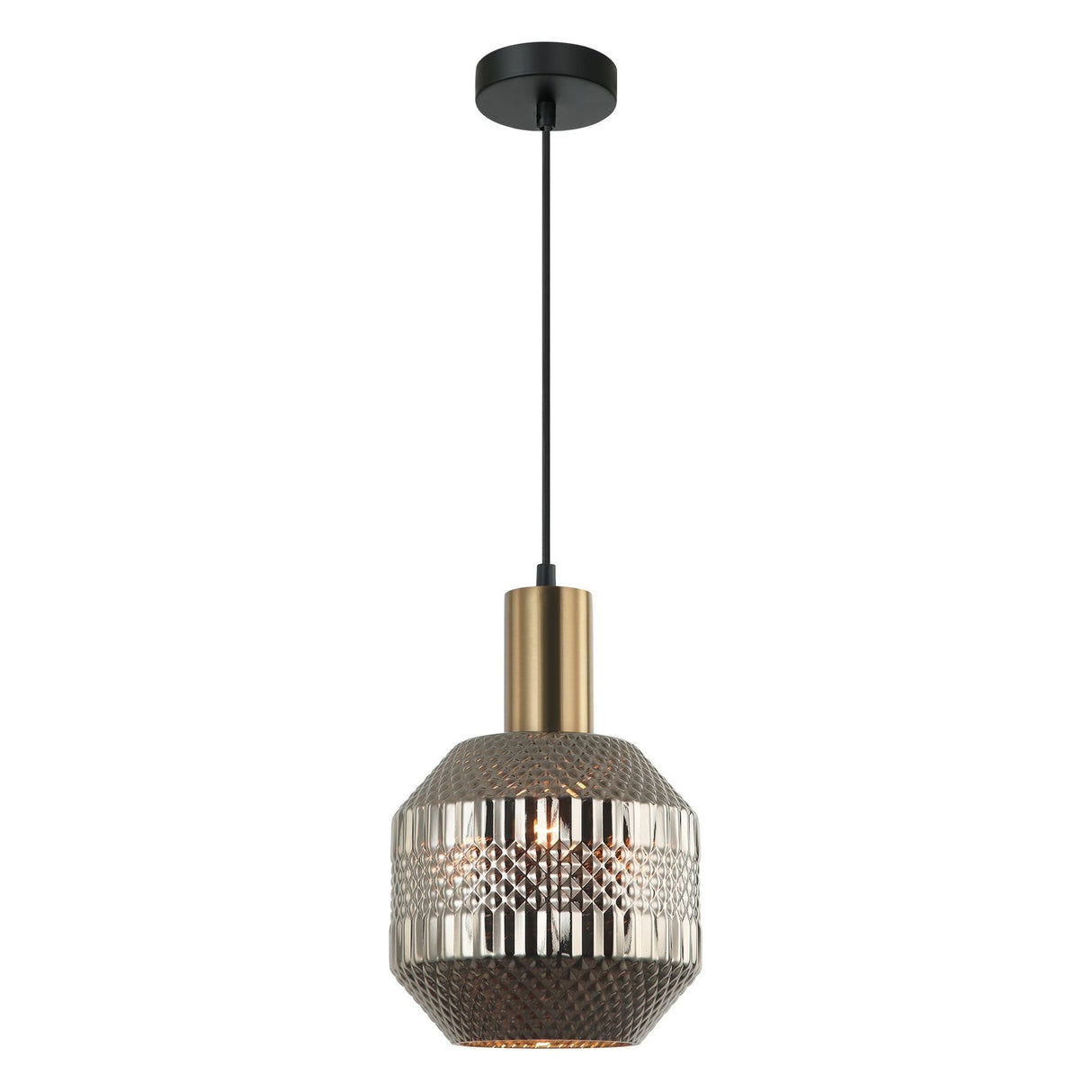 CLA MARACA Glass Jar With Quadrilateral Segment Pendant Lights