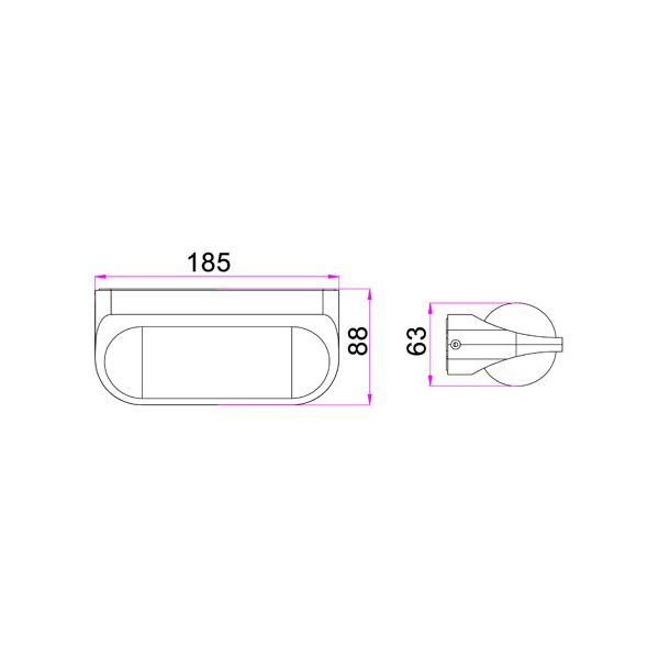 CLA Marina Series Exterior LED Featured Wall Lights