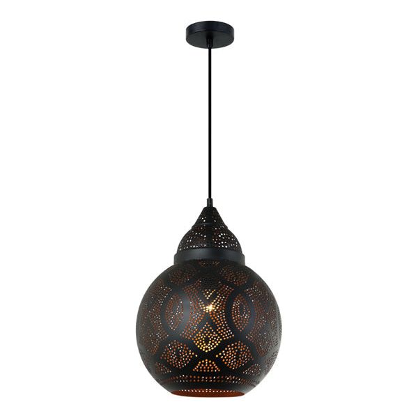 CLA MARRAKESH Black Shade with Gold Interior Pendant Lights